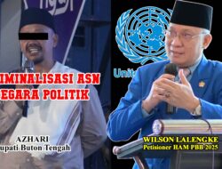 *Polemik Surat Keputusan Bupati Buton Tengah dan Kriminalisasi Aparatur Sipil Negara*