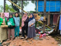 Tim Komunitas Sedekah Sembako Kunjungi Pasutri Hamid Dg. Limpo – Mardiana Dg. Kebo, Serahkan Paket Sembako