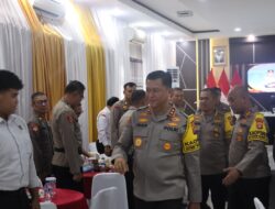 Beri Arahan Personel Pengamanan Idul Fitri di Polres Barut, Kapolda Kalteng Tekankan Kesiapan Ops Ketupat Telabang 2026