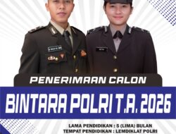 Polda Kalteng Buka Pendaftaran Rekruitmen Polri Tahun 2026 Jalur Akpol, Bintara dan Tamtama Gratis