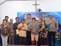 Kapolda Kalteng Salurkan Tali Asih bagi Jamaat Gereja GKE Panenga, Perkuat Hubungan dengan Masyarakat
