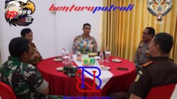 Perdana Kunjungi Mapolres Mura, Wakapolda Kalteng Disambut Hangat Kapolres Murung Raya Bersama Forkopimda