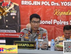 Kunker di Polres Sukamara, Wakapolda Kalteng Tekankan Perkuat Pengawasan dan Kinerja Personel
