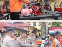 Pastikan Kesiapan Hadapin Karhutla, Wakapolda Kalteng Cek Sarpras Karhutla di Polres Kobar