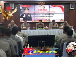 Kunker di Polres Kobar, Wakapolda Kalteng Beri Arahan Strategis kepada Personel