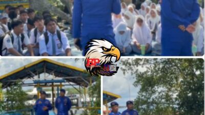 Ditpolairud Polda Kalteng Menerima Kunjungan Belajar Luar Sekolah SMAN-1 Kumai