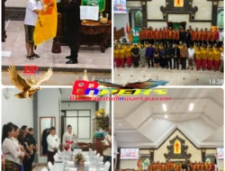 KONTINGEN PESPARAWI PROVINSI BALI GELAR MALAM DOA PENGUTUSAN DAN PENYERAHAN BENDERA KONTINGEN MENUJU PESPARAWI NASIONAL XIV DI MANOKWARI