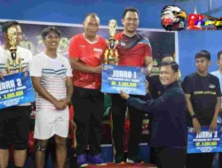 Kejuaraan Bulutangkis Kapolda Kalteng Cup 2026 Resmi Berakhir, Polres Kapuas Berhasil Sabet Juara 1