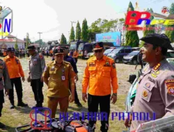 Sinergritas Hadapi Karhutla Polda Kalteng Melaksanakan Apel Siaga Karhutla Bersama Instansi Terkait.