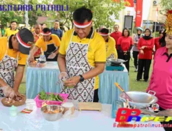 Lomba Tarik Tambang, Tangkap Bebek hingga Memasak Semarakkan HUT RI ke-81 di Polda Kalteng