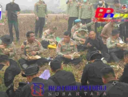 Perkuat Kebersamaan, Kapolda Kalteng Motivasi Satgas Karhutla Lewat Makan Siang Bersama